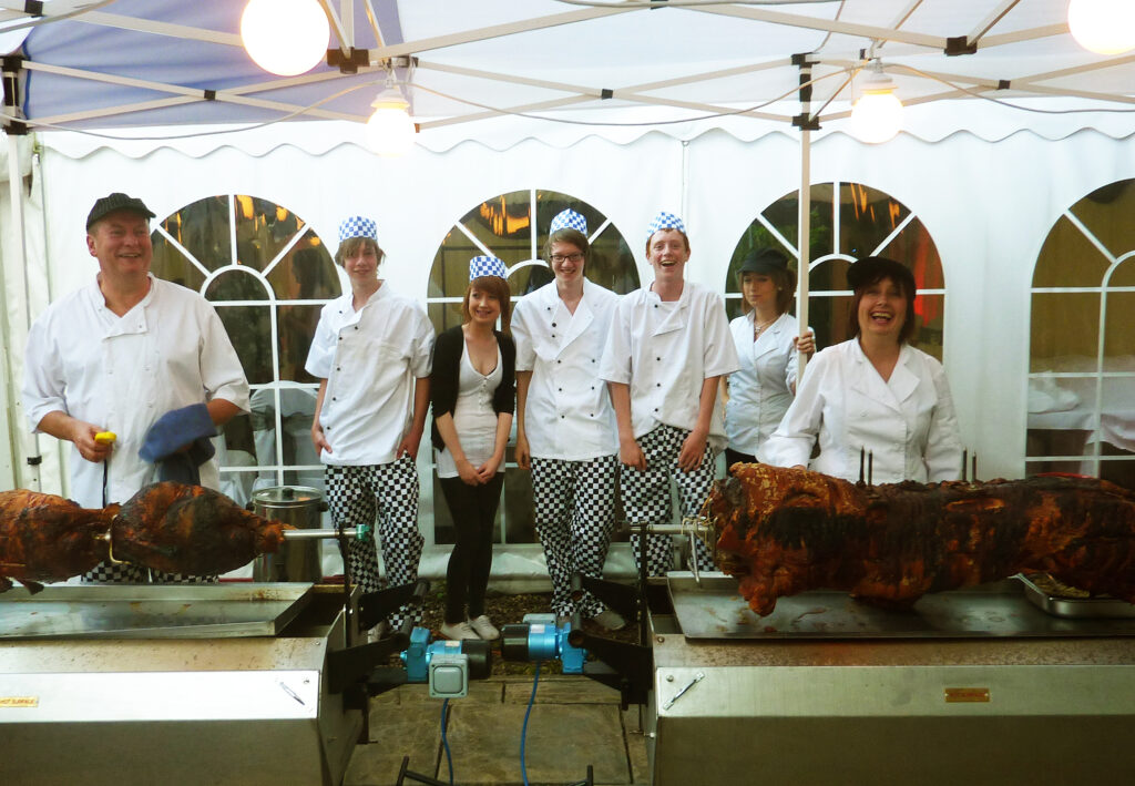 The Hogroast chef team